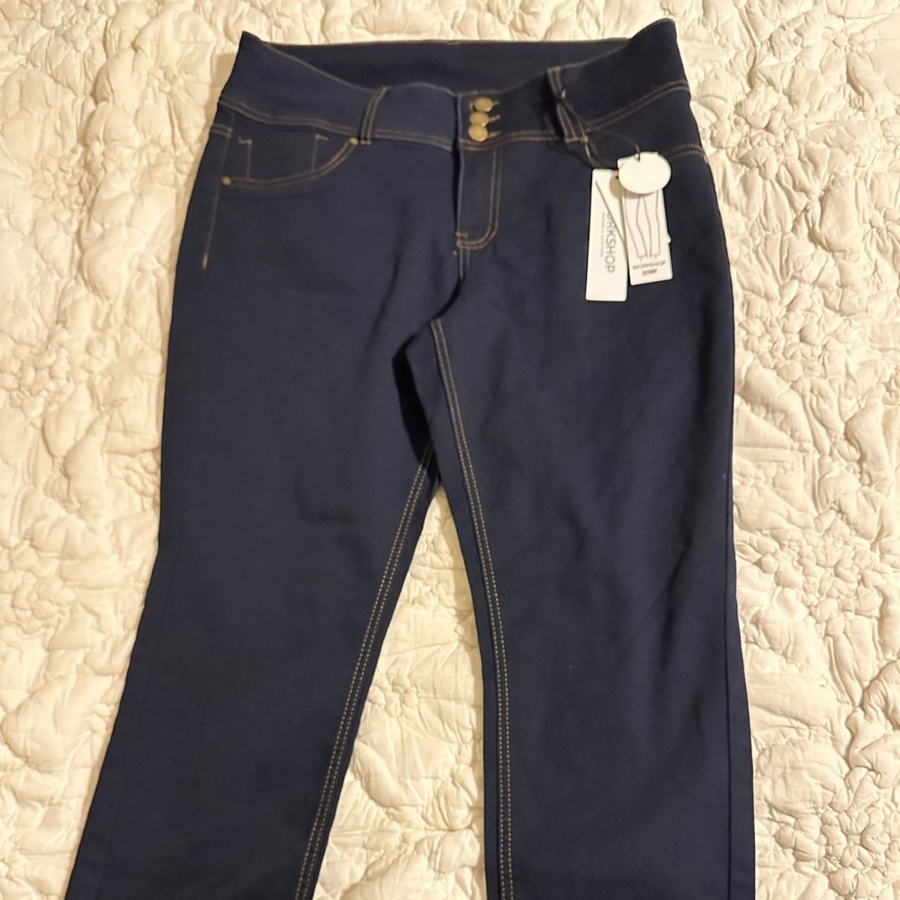 Dark blue jeans